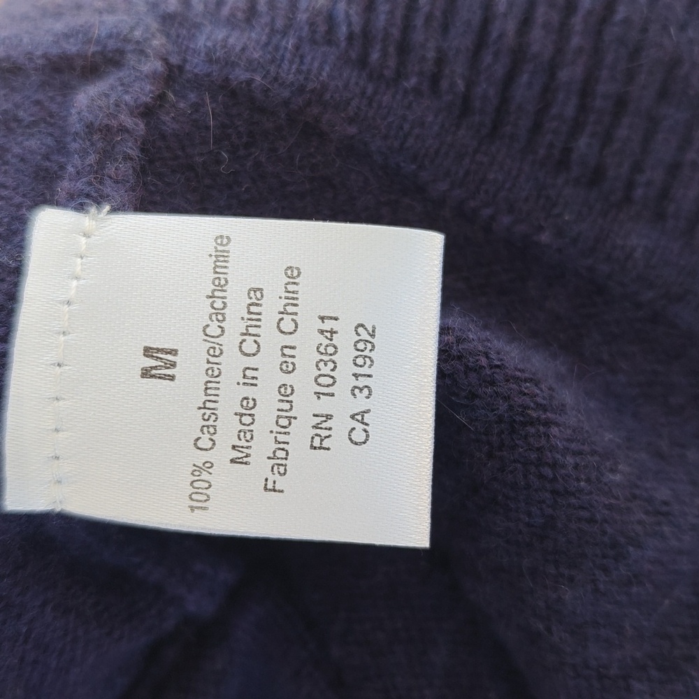Kier + J 100% Cashmere Ruffled Sweater - Picture 4 of 6